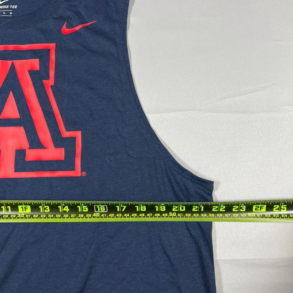 Nike Dri Fit Tank Top Mens XL Navy Athletic Cut Arizona Wildcats Basketball NCAA